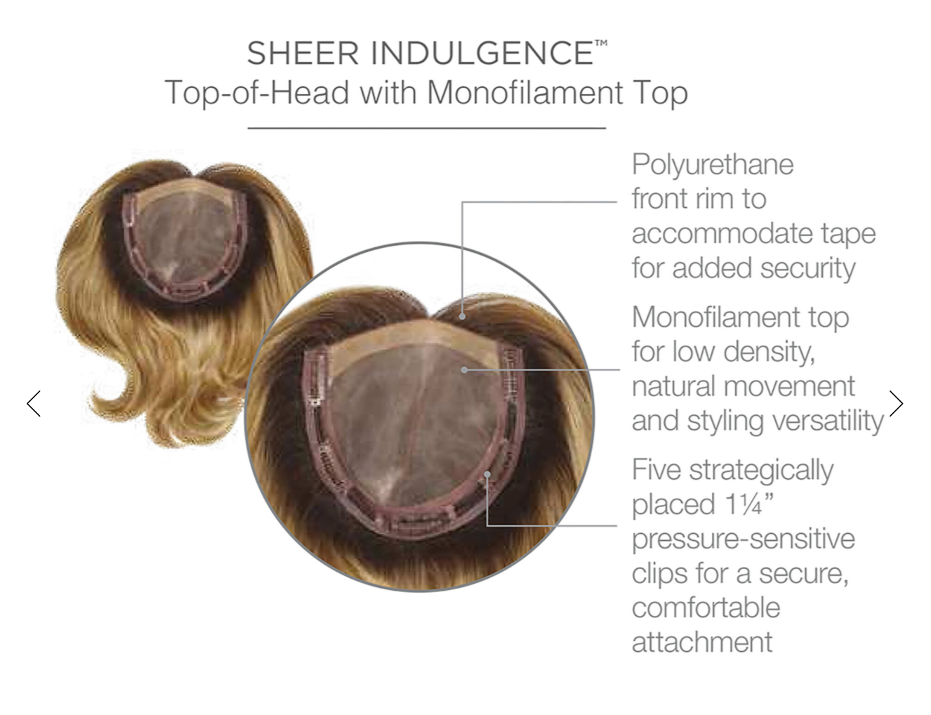 Raquel Welch On The Go 10" Top Piece - RL19/23 (Biscuit)